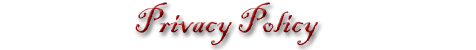 Privacy Policy