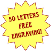 Free Engraving Policy!