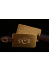 Solid Brass Luggage Tags