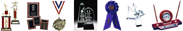 Thousands of trophies, awards, plaques, medals, ribbons , corporate gifts and more!