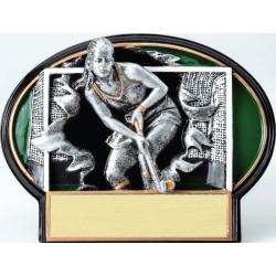 Color Field Hockey Burst Thru Trophy